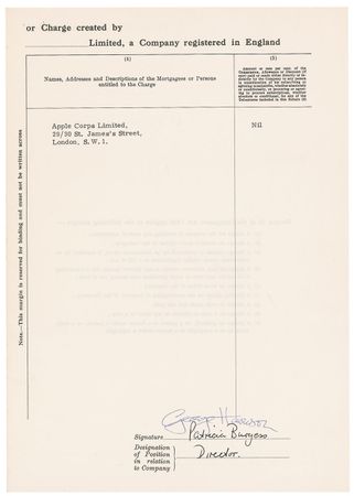 Lot #793 Beatles: George Harrison: Amidst a court verdict and album releases, ex-Beatle Harrison secures funding for a 1976 business venture - Image 3