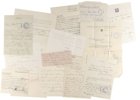 Lot #1119 Hollywood Safe Deposit Documents Typed Letters Signed - Image 1