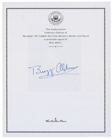 Lot #482 Buzz Aldrin Book - Image 2