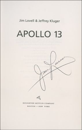 Lot #590 James Lovell Book - Image 1