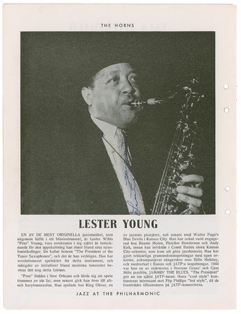 Lot #883 Jazz Greats: Ella Fitzgerald and fellow legends make their mark - Image 3