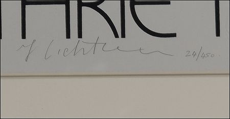 Lot #686 Roy Lichtenstein: Lichetenstein’s vibrant take on the movies - Image 2