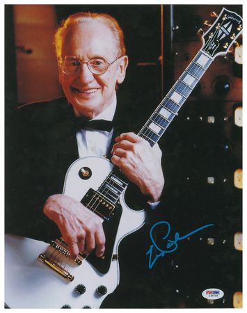 Lot #913 Les Paul and Jim Marshall Signed Photographs - Image 1