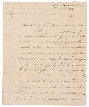 Lot #219 Henry Dearborn - Image 1