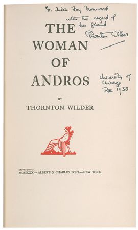 Lot #724 Thornton Wilder Book - Image 2