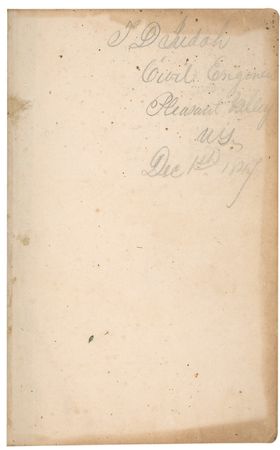 Lot #292 Theodore Judah: Railroad visionary’s text book - Image 2
