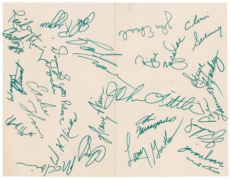 Lot #1468 NY Jets Signatures - Image 1