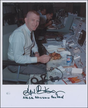 Lot #583 Gene Kranz Signed Photographs - Image 1