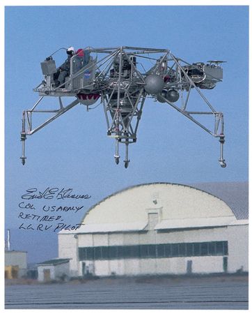 Lot #592 Lunar Landing Research Vessel Signed Photographs - Image 1