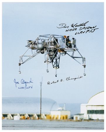 Lot #592 Lunar Landing Research Vessel Signed Photographs - Image 2