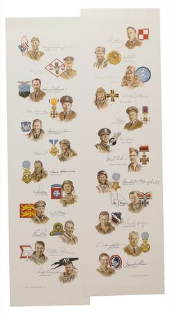 Lot #572 Great Moments in Aviation History Lithograph - Image 2
