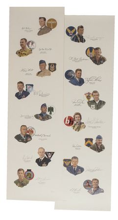 Lot #416 Gathering of Eagles, 1997 Lithographs - Image 1