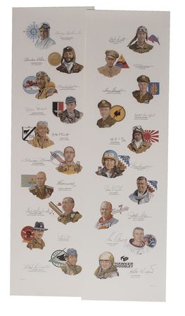Lot #415 Gathering of Eagles, 1995 Lithograph - Image 1