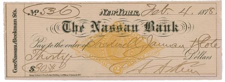 Lot #6 Chester A. Arthur: Known for impeccable