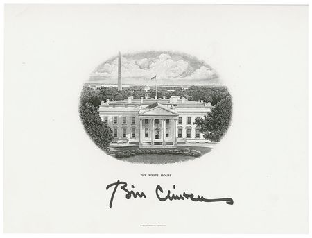 Lot #24 Bill Clinton Engraving