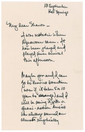 Lot #25 Bill Clinton: Early letter from the future president: “I have been only to Juarez, hardly a proper perspective for me” - Image 2