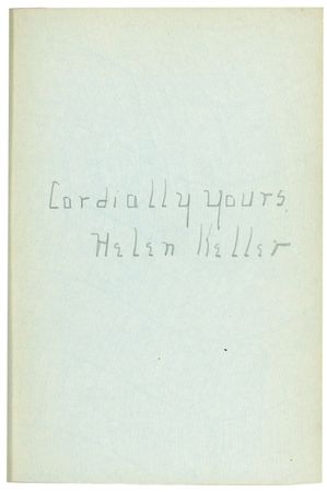Lot #296 Helen Keller Book - Image 2