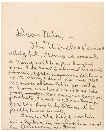 Lot #448 George S. Patton: Like his Confederate general grandfather, “Georgie Patton” carries on his family’s name at Virginia Military Academy - Image 1