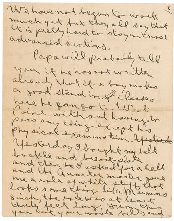 Lot #448 George S. Patton: Like his Confederate general grandfather, “Georgie Patton” carries on his family’s name at Virginia Military Academy - Image 2