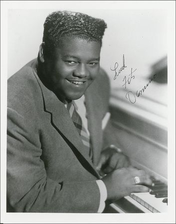Lot #844 Fats Domino Signed Photographs - Image 2