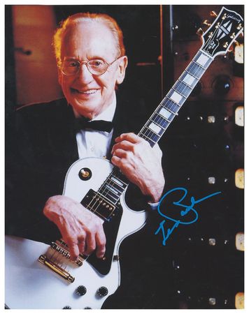 Lot #915 Les Paul Signed Photographs - Image 1