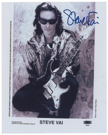 Lot #959 Steve Vai Signed Photographs - Image 1