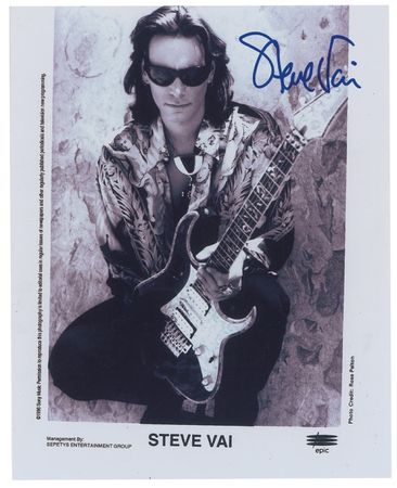 Lot #959 Steve Vai Signed Photographs - Image 2