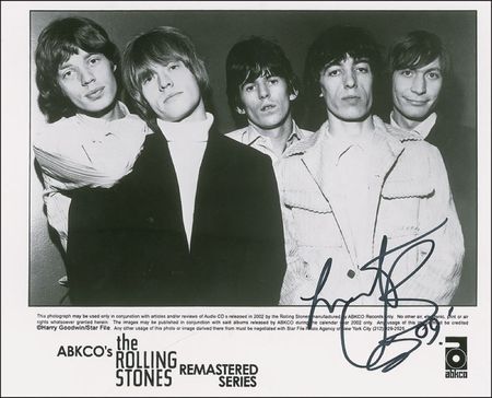 Lot #936 Rolling Stones: Charlie Watts Signed Photographs - Image 2