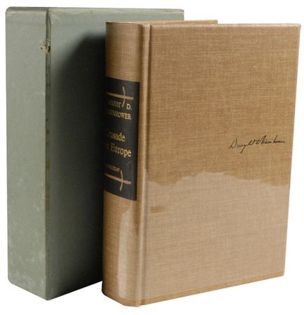Lot #38 Dwight D. Eisenhower: Ike signs his