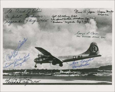 Lot #408 Enola Gay Signed Photographs - Image 2