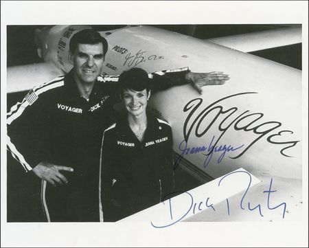 Lot #639 Jeana Yeager and Dick Rutan - Image 1