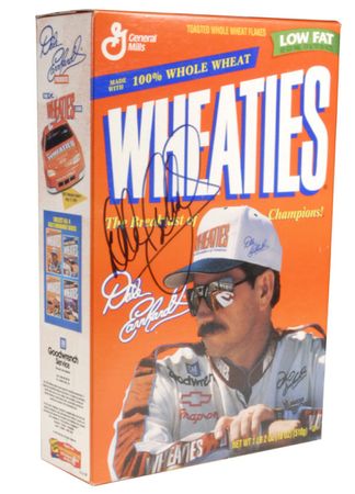 Lot #1343 Dale Earnhardt Wheaties Box - Image 2