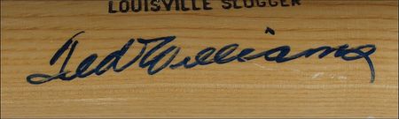 Lot #1550 Ted Williams Baseball Bat - Image 2