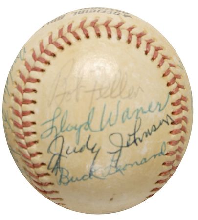 Lot #1289 Baseball Hall of Famers Baseball - Image 4