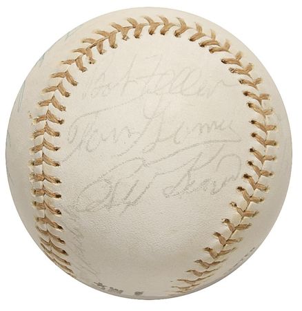 Lot #1290 Baseball Hall of Famers Baseball - Image 3