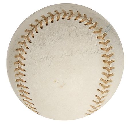 Lot #1290 Baseball Hall of Famers Baseball - Image 4