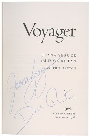 Lot #640 Jeana Yeager and Dick Rutan - Image 2