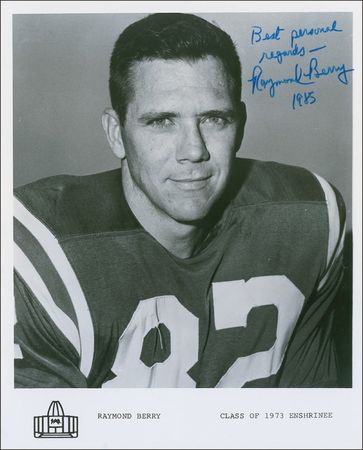 Lot #1282 Baltimore Colts Hall of Famers Signed Photographs - Image 1
