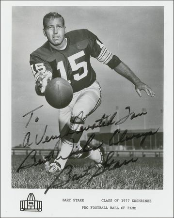 Lot #1393 Green Bay Packers Hall of Famers Signed Photographs - Image 2