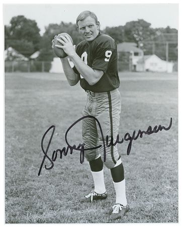 Lot #1376 Football Quarterbacks Signed Photographs - Image 2