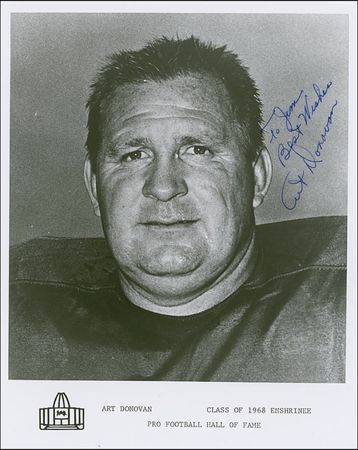 Lot #1370 Football Hall of Famers - Image 2
