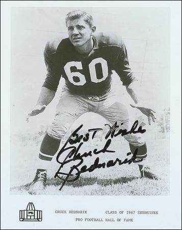 Lot #1371 Football Hall of Famers - Image 2