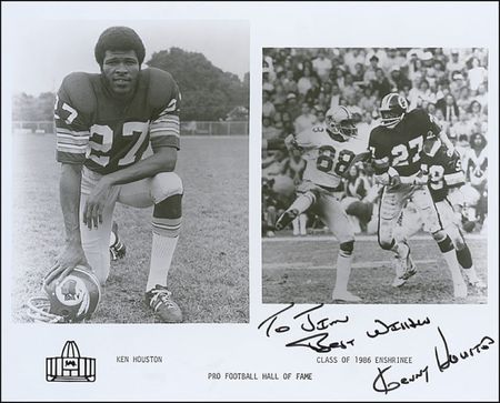 Lot #1373 Football Hall of Famers - Image 2