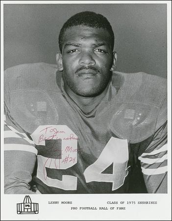 Lot #1374 Football Hall of Famers - Image 3