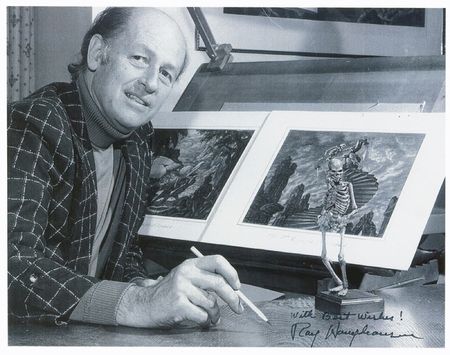 Lot #1104 Ray Harryhausen Signed Photographs - Image 1