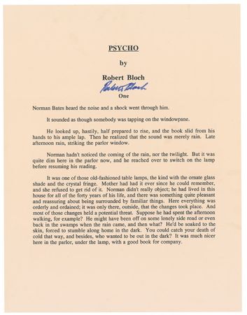 Lot #651 Robert Bloch Souvenir Typescripts - Image 1