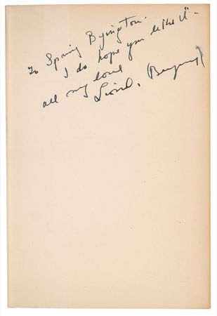 Lot #1004 Lionel Barrymore: The Academy Award-winner presents his moral tale to a fellow actress - Image 2