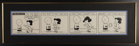 Lot #759 Charles Schulz: Original 1954 Peanuts