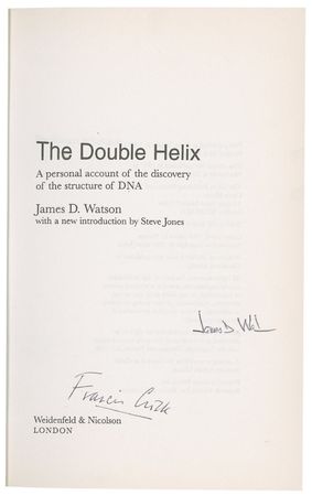 Lot #241 DNA: Watson and Crick Book - Image 2