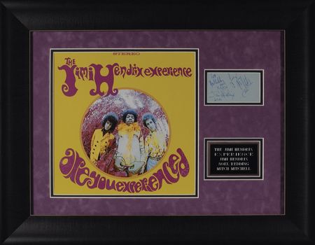 Lot #869 Jimi Hendrix Experience: Extremely scarce, highly desirable signatures of The Jimi Hendrix Experience, obtained in April 1967 - Image 1